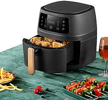 Аерогриль Black S-18 8 літрів AirFryer Мультипіч Без олії Фритюрниця Великий Об'єм