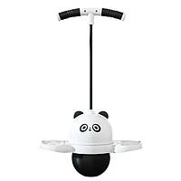 Дитячий джампер-скакалка 75х43х30 см із насосом білий Стрибок Тренажер