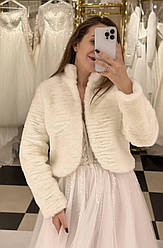 Весільна шубка № Ш2606 розмір 44