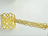 Кільце для серветок золоте для весіль, банкетів, свят!, фото 2