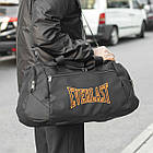 Спортивна сумка Everlast TLS Orange для тренувань та фітнесу чорна тканинна дорожня, фото 3