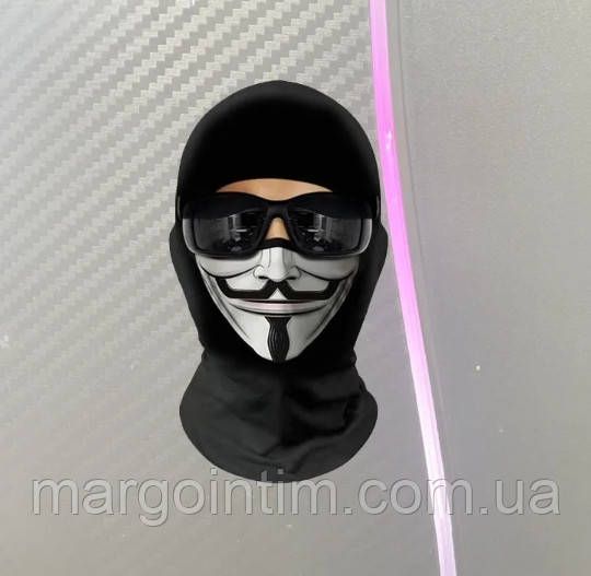 Прикол /Маска на обличчя / Панчоха для пограбування / Косплей/Маска з 3D принтом/Балаклава з принтом обличчя/ Подарунок друзям, фото 1