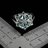 Каблучка. Натуральний топаз. Срібло 925., фото 2