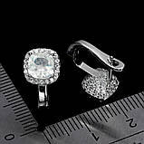 Сережки. Натуральний місячний камінь. Срібло 925., фото 2