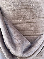 Ткань Махра (Велсофт) Темно-Бежевая