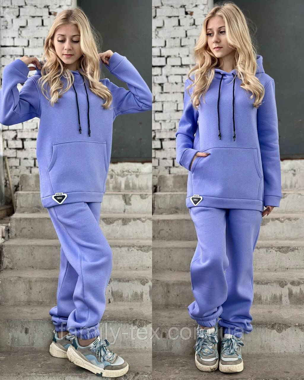 Теплий підлітковий спортивний костюм Batty зима/начос, р-ри на зріст 134 — 156, фото 1