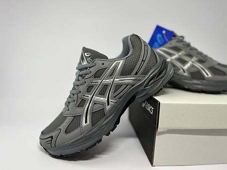 Чоловічі термо кросівки Asics Gel-1130 Waterproof Grey сірі водонепроникні, фото 1