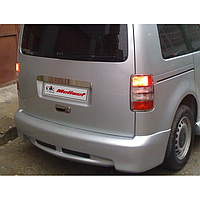 Задній бампер під фарбування на Volkswagen Caddy 3 2004-2010 Автомобільний бампер задній ФольксВаген Кадді 3