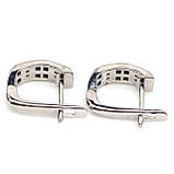 Сережки. Натуральний сапфір. Срібло 925., фото 3