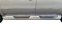 Накладки на пороги стиль Соренто під фарбування на Volkswagen Caddy 3 2004-2010 Бічні пороги ФольксВаген Кадді 3