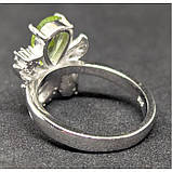 Каблучка. Натуральний перидот. Срібло 925., фото 2