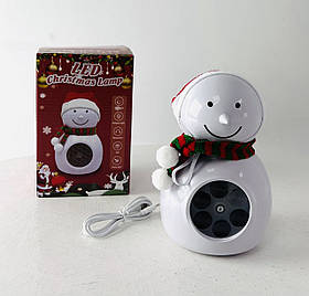 Проектор новорічний Сніговик USB (141300)