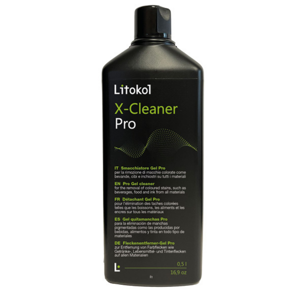 Гелевий очищувач Litokol X-Cleaner Pro 500 мл для видалення органічних та пігментних забруднень, фото 1