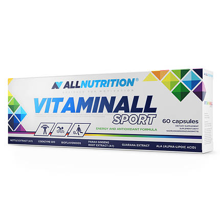 Мультивітаміни ALLNUTRITION VitaminALL SPORT 60 капс., фото 1