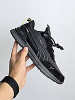 Зимові водонепроникні замшеві чорні шкіряні чоловічі кросівки Puma PWRFrame | Gore-Tex 🌧❄️Thermo