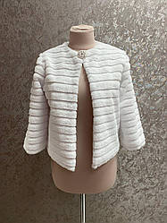 Весільна шубка № Ш2608 44 розмір