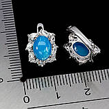 Сережки. Натуральний опал. Срібло 925., фото 2