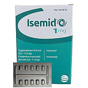 Ісемід 1 мг Ceva Isemid при застійній серцевій недостатності, набряку легенів у маленьких собак, 10 таблеток