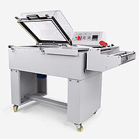 Кутова термоусадкова упаковочна машина з кришкою термоусудка Vektor FM-5540