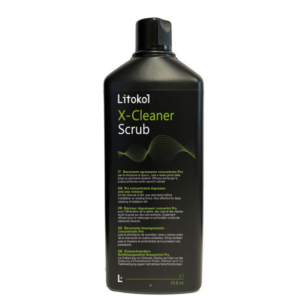 Концентрований знежирюючий засіб Litokol X-Cleaner Scrub 1 л, фото 1