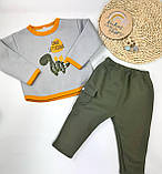 Дитячій комплект тепла кофта зі штанцями розмір 80, фото 8