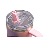Термос термочашка Stanley Quencher ProTour Flip Straw Tumbler з нержавіючої сталі Rose Petal Motion 1,18 л KT6007878 solve, фото 2