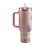 Термос термочашка Stanley Quencher ProTour Flip Straw Tumbler з нержавіючої сталі Rose Petal Motion 1,18 л KT6007878 solve, фото 4