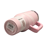Термос термочашка Stanley Quencher ProTour Flip Straw Tumbler з нержавіючої сталі Cherry Blossom Pink 1,18 л KT6007883 solve, фото 5