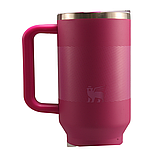 Термос термочашка Stanley Quencher ProTour Flip Straw Tumbler з нержавіючої сталі Crimson 1,18 л KT6007887 solve, фото 4