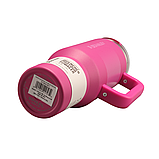 Термос термочашка Stanley Quencher ProTour Flip Straw Tumbler з нержавіючої сталі Crimson 1,18 л KT6007887 solve, фото 5