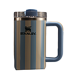 Термос термочашка Stanley Quencher ProTour Flip Straw Tumbler з нержавіючої сталі Blue Cabana Gloss 1,18 л KT6007890 solve, фото 3