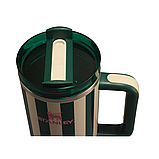 Термос термочашка Stanley Quencher ProTour Flip Straw Tumbler з нержавіючої сталі Green Cabana Gloss 1,18 л KT6007892 solve, фото 2