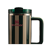 Термос термочашка Stanley Quencher ProTour Flip Straw Tumbler з нержавіючої сталі Green Cabana Gloss 1,18 л KT6007892 solve, фото 3