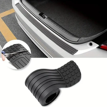 Накладки на пороги авто 104 х 8,5 см, захищають поріг багажника від пошкоджень