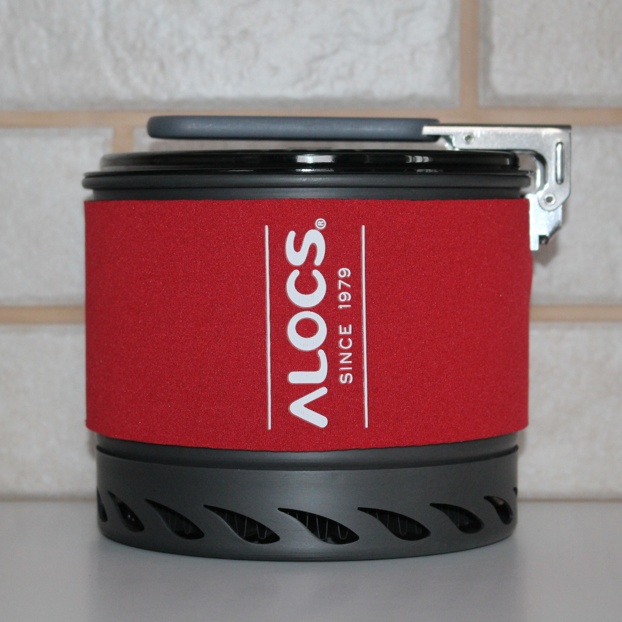 Казанок алюмінієвий Alocs CW-S10-1 об'єм 1400 мл каструля туристична з радіатором для походу туризму кемпінгу та відпочинку, фото 1