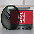 Казанок алюмінієвий Alocs CW-S10-1 об'єм 1400 мл каструля туристична з радіатором для походу туризму кемпінгу та відпочинку, фото 2