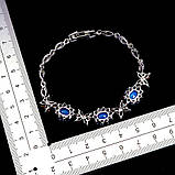 Браслет. Натуральний опал, цитрин і танзаніт. Срібло 925., фото 3