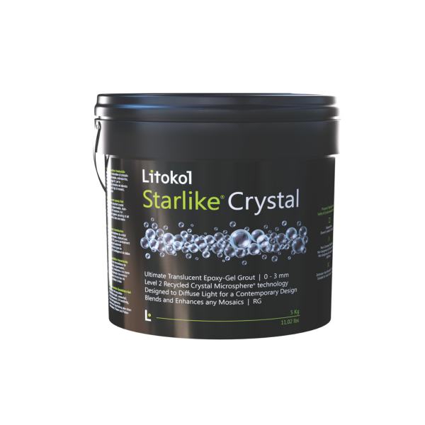 Прозорий епоксидний гель Litokol Starlike Crystal 2.5 кг для заповнення швів від 0 до 3 мм, фото 1