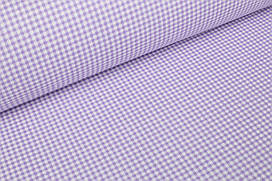 Ранфорс Клітинка дрібна бузкова, ширина 240 см