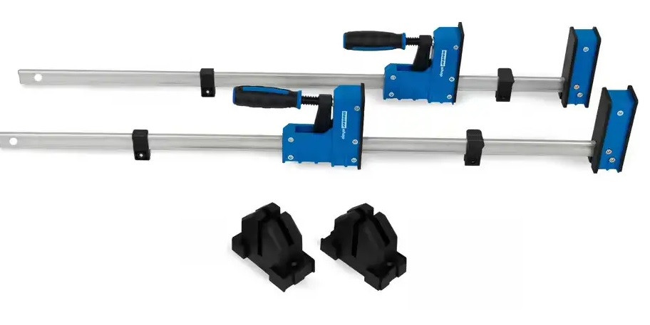 Корпусний струбцина HE-PC-120 Sauter 1200x90 з рамними пресами (2 шт.)