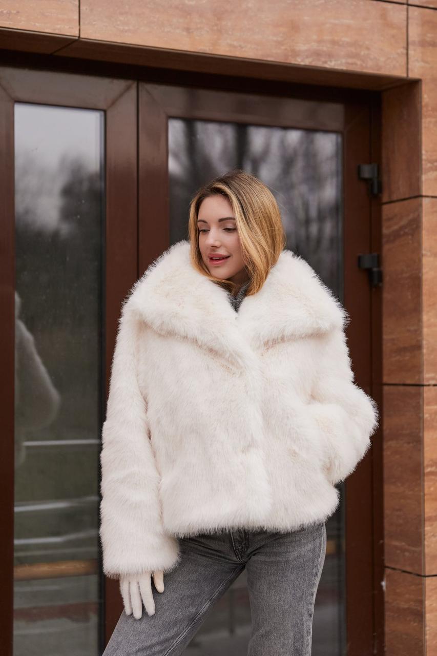 Розкішна зимова шуба з еко-хутра ПВ-344 р-ри 42-48