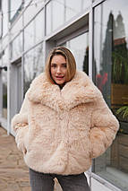 Розкішна зимова шуба з еко-хутра ПВ-344 р-ри 42-48, фото 2