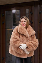 Розкішна зимова шуба з еко-хутра ПВ-344 р-ри 42-48, фото 4