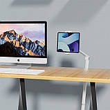 Ledetech LD 401D5-T9A Білий — Підлоговий тримач на основі для смартфонів і планшетів, фото 2