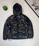 Пуховик Polo Ralph Lauren Черный Тёплый Пуховик Зимняя Куртка Для Мужчин и Женщин S-XL