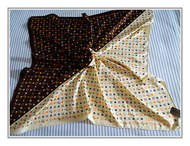 Хустка L.V шовк, фото 1