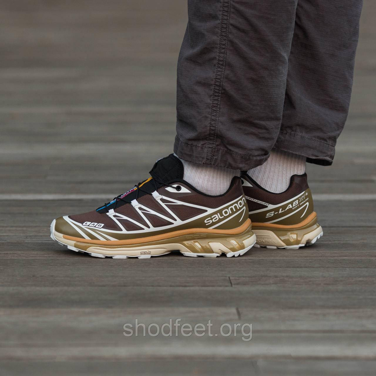 Чоловічі кросівки Salomon Xt-6 Adv Kangaro Brown Beige, фото 1