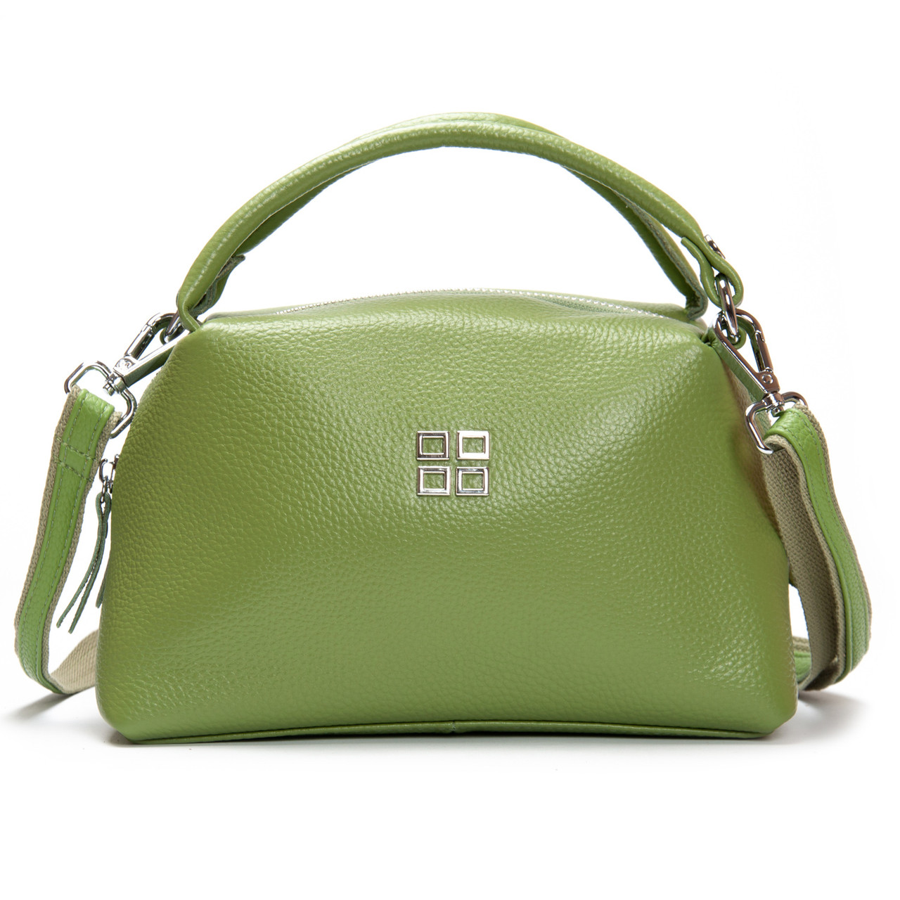 Сумка клатч жіноча шкіряна ALEX RAI F-5504 apple green, фото 1