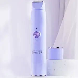 Епілятор-міні бритва SHAVER 2 IN 1, акумуляторна машинка для тіла та делікатних зон, тример жіночий, фото 2