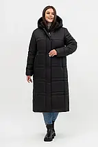 Жіночий довгий пуховик Li-9-1 р-ри 52–66, фото 2